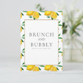 Carte de Fête des mariées en carreaux de citron mé (Debout devant)