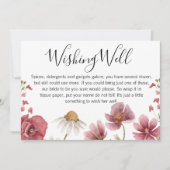 Carte de Fête des mariées fleur sauvage (Devant)