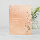 Carte de Fête des mariées Fleur sauvage Sunny ID10 (Debout devant)