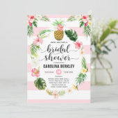 Carte de Fête des mariées florale d'aquarelle trop (Debout devant)