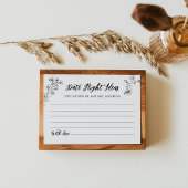 Carte de Fête des mariées gothique Date Night Idea