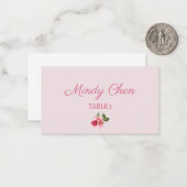 Carte de Fête des mariées parisienne (Devant/Arrière en situation)