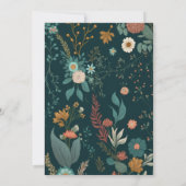 Carte de Fête des mariées personnalisable (Dos)