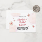 Carte de Fête des mariées personnalisable (Devant/Arrière en situation)