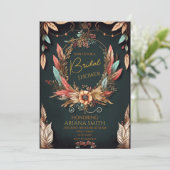 Carte de Fête des mariées personnalisable en style (Debout devant)