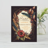 Carte de Fête des mariées personnalisable en style (Debout devant)