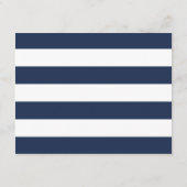 Carte de Fête des mariées rose et marine (Dos)