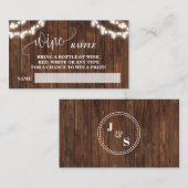 Carte de Fête des mariées Western au carrelage (Devant / Derrière)