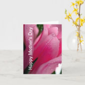 Carte de fête des mères (Fleur jaune)