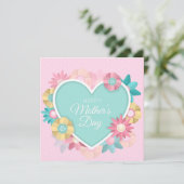 Carte de fête des mères (Debout devant)