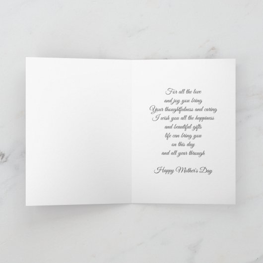 Carte de fête des mères (Intérieur)