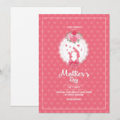 Carte de fête des mères (Devant / Derrière)
