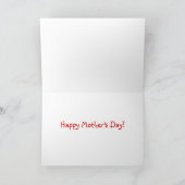 Carte de fête des mères (Intérieur)