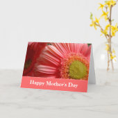 Carte de fête des mères (Fleur jaune)