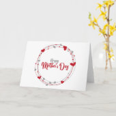 Carte de fête des mères (Fleur jaune)
