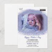 Carte de fête des mères (Devant / Derrière)