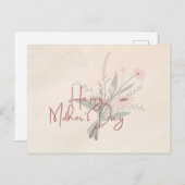 Carte de fête des mères (Devant / Derrière)