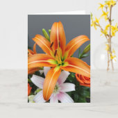 Carte de Fête des Mères à Fleurs Vert Néon (Fleur jaune)
