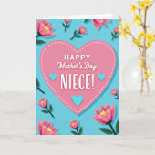 Carte de Fête des Mères Affectueuse et Sincère (Fleur jaune)