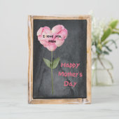 Carte de fête des mères artisanale pour enfants (Debout devant)