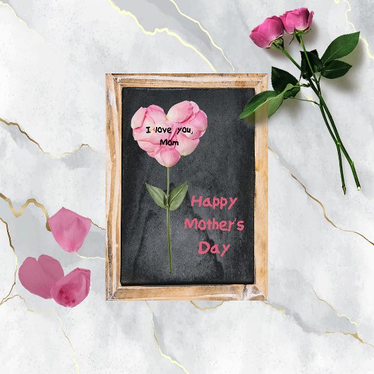 Carte de fête des mères artisanale pour enfants