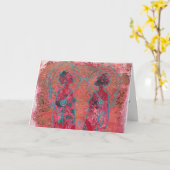 Carte de fête des mères artistiques (Fleur jaune)