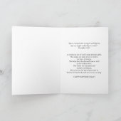 Carte de fête des mères avec la Bible et les mains (Intérieur)