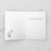 Carte de Fête des Mères avec orchidée (Intérieur)