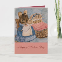 Carte de fête des mères Beatrix Potter