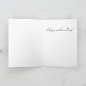 Carte de fête des mères Chat Angry Judgmental (Intérieur)