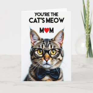 Carte de Fête des Mères Chat Chéri