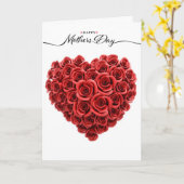 Carte de fête des mères chrétiennes (Fleur jaune)