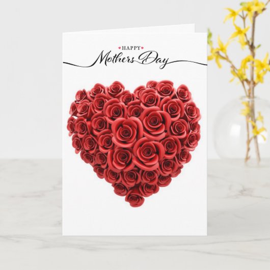 Carte de fête des mères chrétiennes (Fleur jaune)