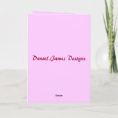 Carte de fête des mères - Customisée (Dos)