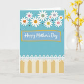 Carte de Fête des Mères Daisy Happy (Fleur jaune)