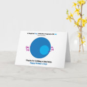 Carte de fête des mères Data Nerd (Fleur jaune)