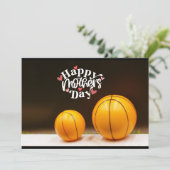 Carte de fête des mères de basket-ball (Debout devant)