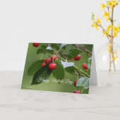 Carte de fête des mères de cerisier Tree (Fleur jaune)
