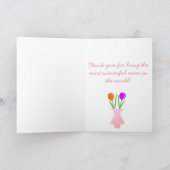 Carte de fête des mères de Dachshund (Intérieur)