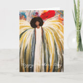 Carte de fête des mères de l'ange gardien (Devant)