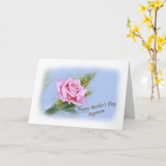 Carte de fête des mères de Stepmère (Fleur jaune)