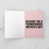 CARTE DE FETE DES MERES DRÔLE AVEC DONALD TRUMP EM (Intérieur)