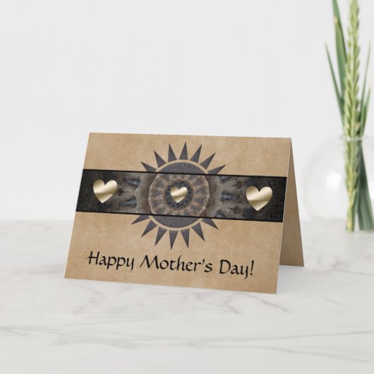 Carte de fête des mères du Sud-Ouest avec coeur (Devant)