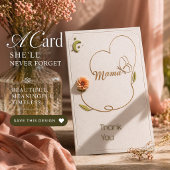 Carte de fête des mères élégante