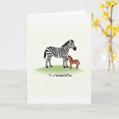 Carte de fête des mères Fiery Filly (Fleur jaune)