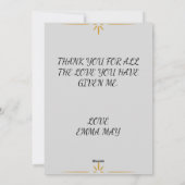 Carte de fête des mères fleurs plat (Dos)