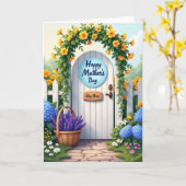 Carte de Fête des Mères Floral Gate (Fleur jaune)
