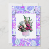 Carte de fête des mères florale (Devant)