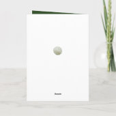 Carte de Fête des Mères Florale Fleur de Neige (Dos)