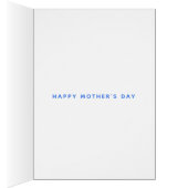 Carte de fête des mères florales (Intérieur (Droit))